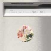 Aimant frigorifique rose rose vintage Art (In Situ (Lave-vaisselle))