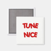 Aimant frigorifique TUNE NICE (Recto/Verso)