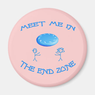 Aimant Frisbee de zone d'en-but