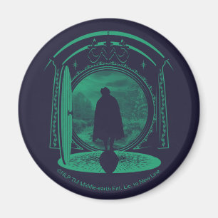 Aimant FRODO™ quittant la silhouette de LA TERRE DES HOBB