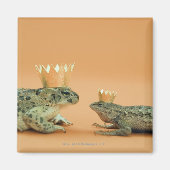 Aimant Frog and lizard wearing crowns (Devant)