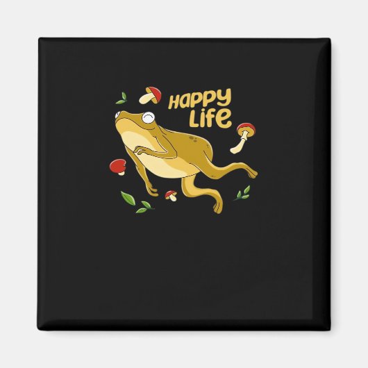 Aimant Frog Happy Essential Minimal Design (Devant)
