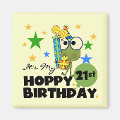 Aimant Froggie Hoppy 21e anniversaire (Devant)