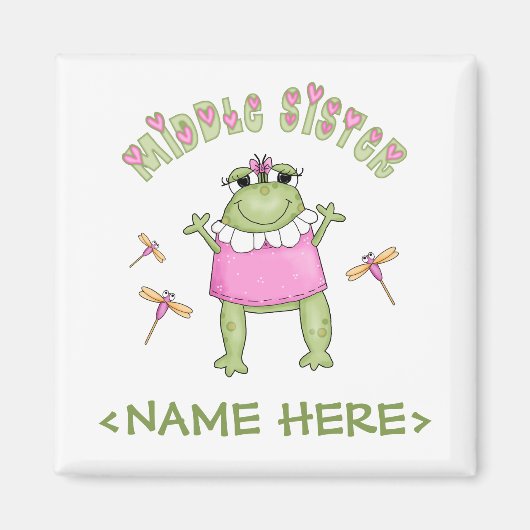 Aimant Froggie Middle Sister (Devant)