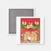 Aimant Frohe Weihnachten (Recto/Verso)