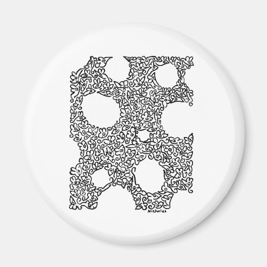 Aimant FROMAGE avec MICE par NICHOLAS (Devant)