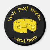 Aimant Fromage jaune (Devant)