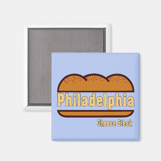 Aimant Fromage Philly Steak (Recto/Verso)