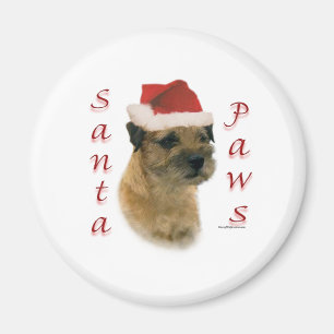 Aimant Frontière Terrier Père Noël Paws