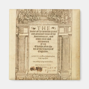Aimant Frontispice 'du livre de Prayer commun