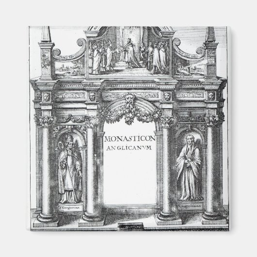 Aimant Frontispiece à 'Monasticon Anglicanum' (Devant)