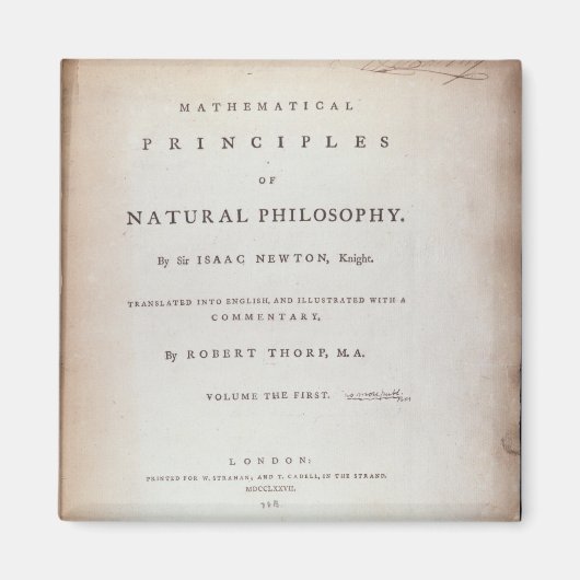 Aimant Frontispiece au volume I (Devant)