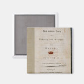 Aimant Frontispiece de 'Out of my Life (Recto/Verso)