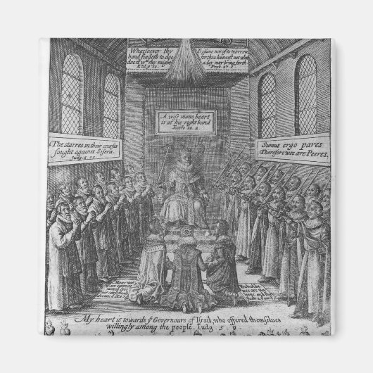 Aimant Frontispiece to 'Vox Regis' de Thomas Scott (Devant)