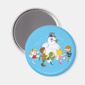 Aimant Frosty the Snowman™ | Frosty & Enfants Jouer (Recto/Verso)