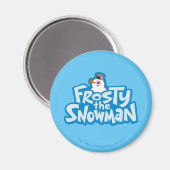 Aimant Frosty the Snowman™ | Logo empilé gelé (Recto/Verso)