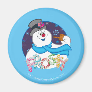 Aimant Frosty the Snowman™   Nom du Sucre de canne colo
