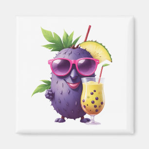 Aimant Fruit Amusant Vacances joyeuses Fête de Boissons T