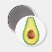 Aimant Fruit d'avocat coupé (Recto/Verso)