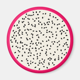 Aimant Fruit de dragons / Fruit de dragon tranche de frui