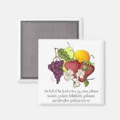 Aimant Fruit de l'Esprit (Recto/Verso)