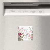 Aimant Fruit de l'Esprit rose floral (In Situ (Lave-vaisselle))