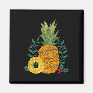 Aimant Fruit d'été hawaïen Ananas Noël tropical