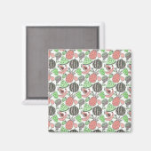 Aimant Fruit motif transparent | motif de surface de frui (Recto/Verso)