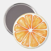 Aimant Fruit orange (Recto/Verso)