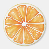 Aimant Fruit orange (Devant)