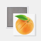 Aimant Fruit orange (Recto/Verso)
