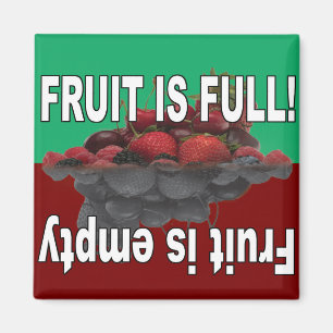 Aimant Fruit plein et Fruit vide