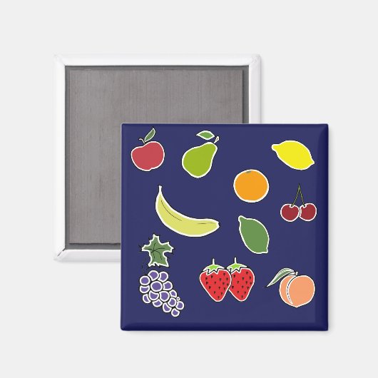 Aimant Fruit Surprise Bleu (Recto/Verso)