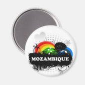 Aimant Fruité mignonne Mozambique (Recto/Verso)