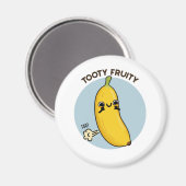 Aimant Fruité Tooty Funky Banana Fruit Pun (Recto/Verso)