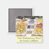 Aimant Fruits à la vente by Gustave Caillebotte, Art anci (Recto/Verso)