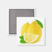 Aimant Fruits de citron (Recto/Verso)