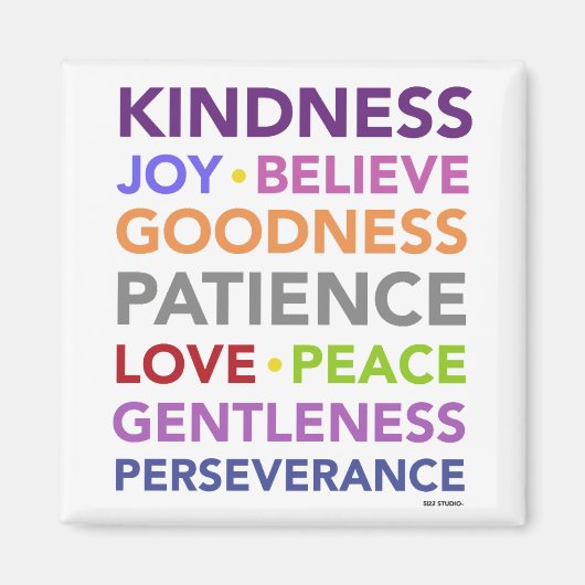 Aimant Fruits de l'aimant spirituel (Devant)