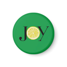 Fruits de l'Esprit Lemon Slice "Joy" Green Magne