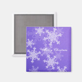 Aimant Fruits de Noël bleu et blanc (Recto/Verso)