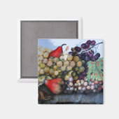 AIMANT FRUITS DE SAISON 1 - RAISONS ET PEARS (Recto/Verso)