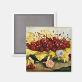 AIMANT FRUITS DE SAISON / CHERRIES ET CARNATIONS (Recto/Verso)