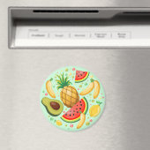 Aimant Fruits d'été frais Motif (In Situ (Lave-vaisselle))