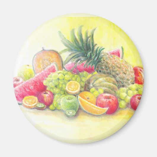 Aimant Fruits heureux (Devant)