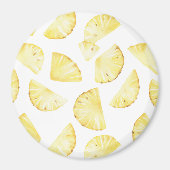 Aimant Fruits Jaunes Ananas (Devant)