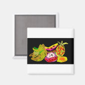 Aimant Fruits joie d'été (Recto/Verso)