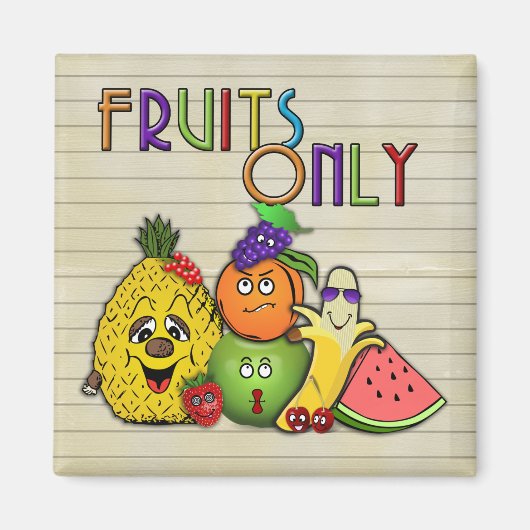 Aimant fruits seulement cadeaux de papeterie (Devant)