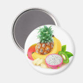 Aimant Fruits tropicaux (Recto/Verso)