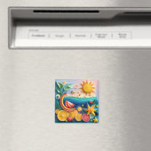 Aimant Fruits tropicaux 3D (In Situ (Lave-vaisselle))