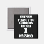 Aimant Ft designs Chère algèbre - Drôle Sloga Mathématiqu (Recto/Verso)